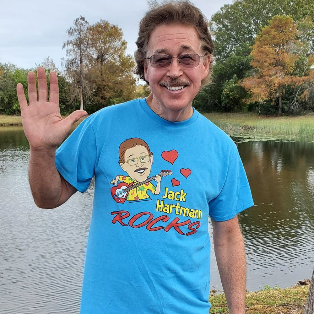 Hartman Rocks Merchandise Jack Hartmann Rocks T-Shirt | Hop 2 It Music