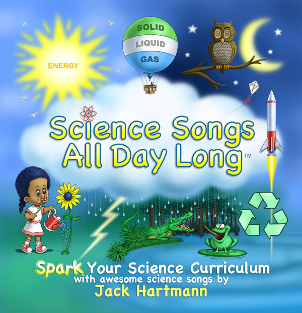 Science Songs All Day Long CD | Hop 2 It Music